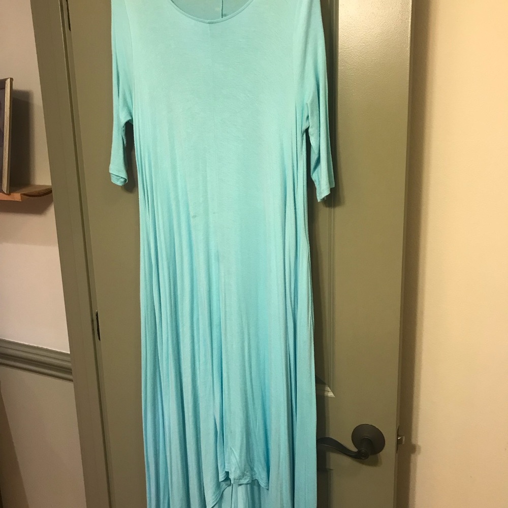 Baby blue swing dress